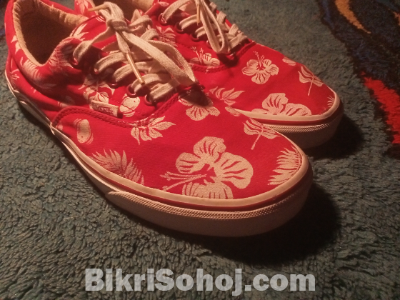 Vans Red Edition Floral